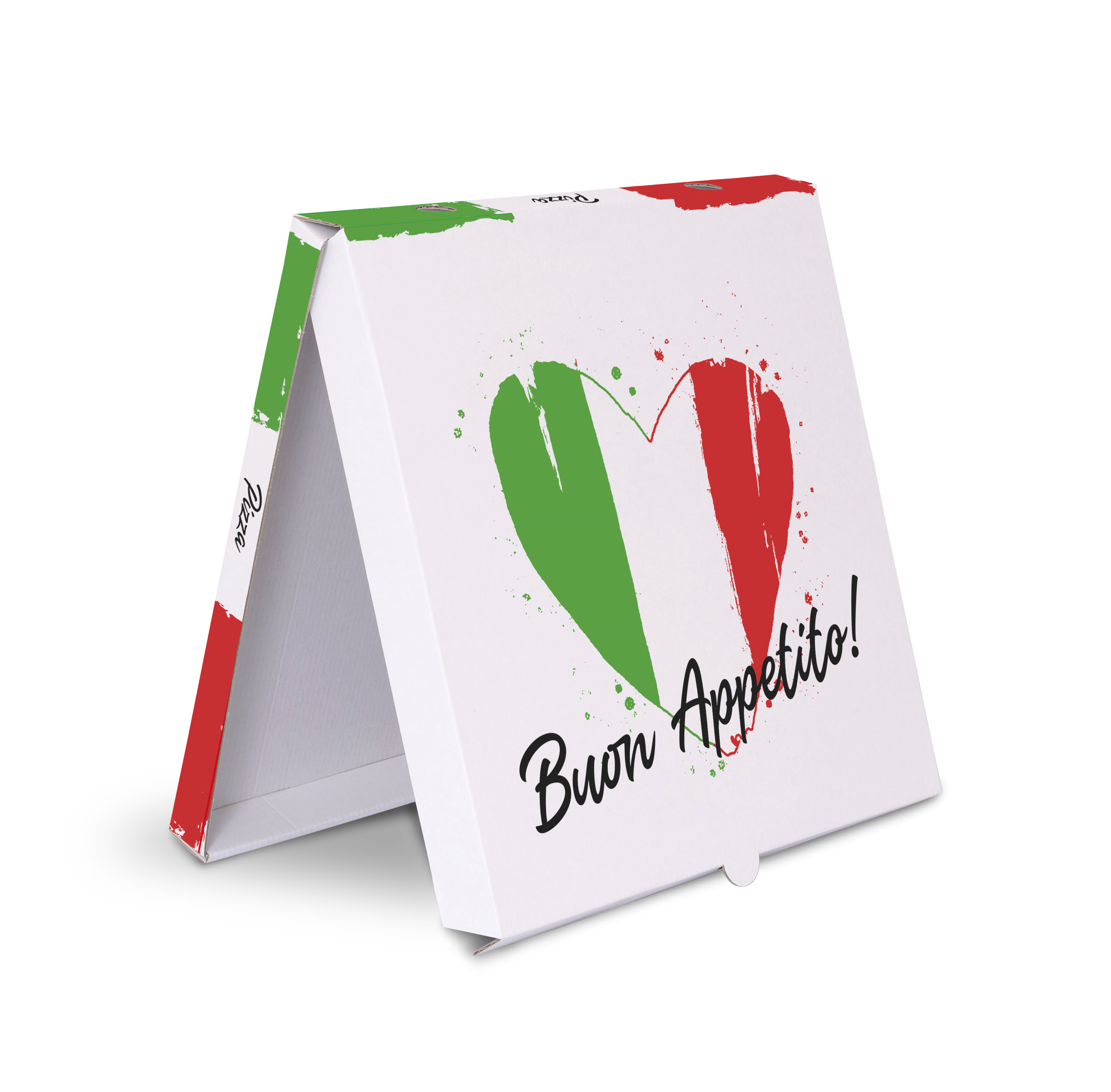 KRABICE NA PIZZU 33 x 33 x 3 cm s potiskem Buon Appetito!