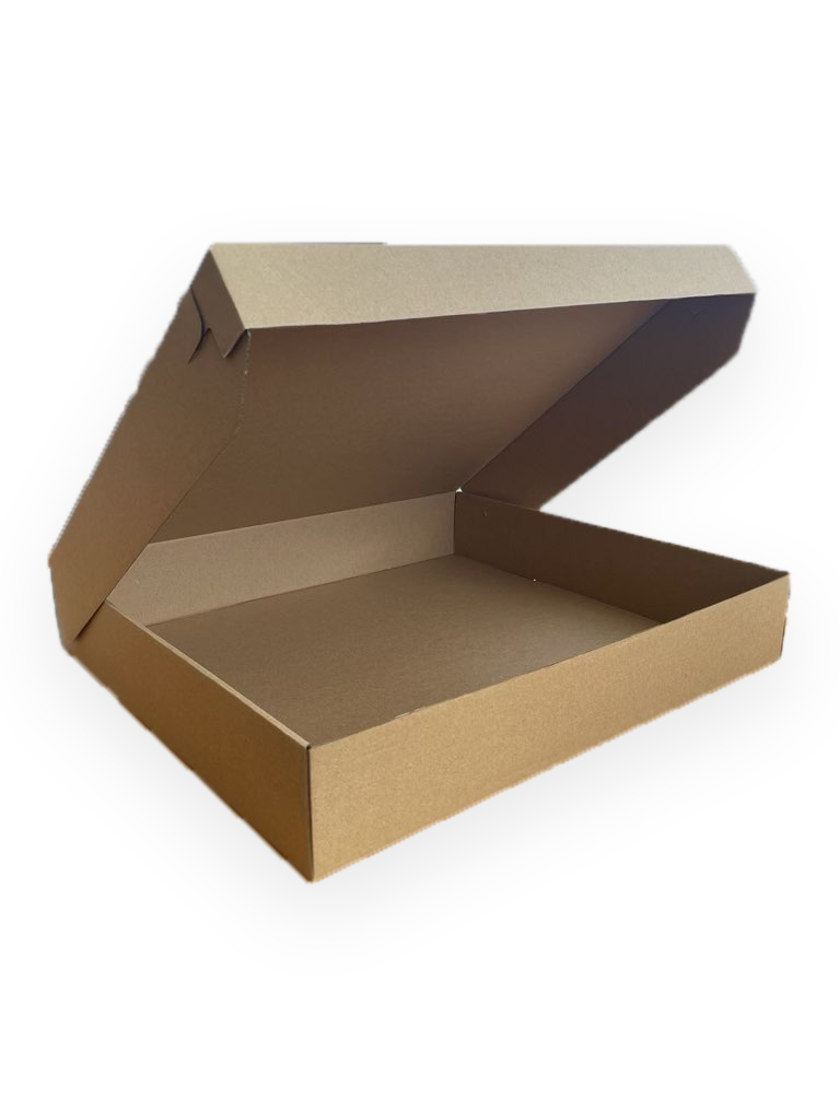 KRABICE NA CHLEBÍČKY 560x375x75 - Hnědá