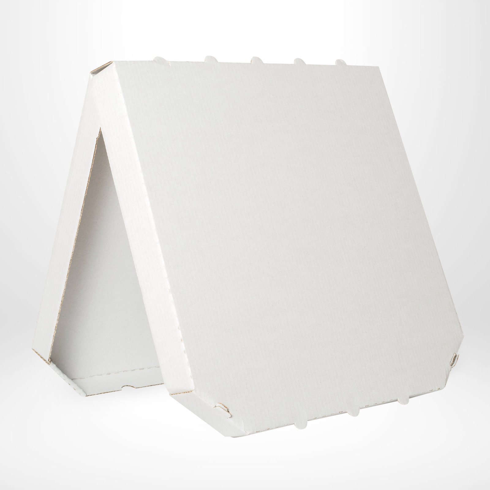 KRABICE NA PIZZU 32 x 32 x 3 cm Bílá