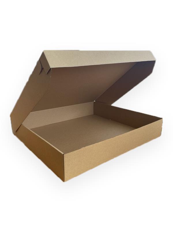 KRABICE NA CHLEBÍČKY 415x380x70 - Hnědá